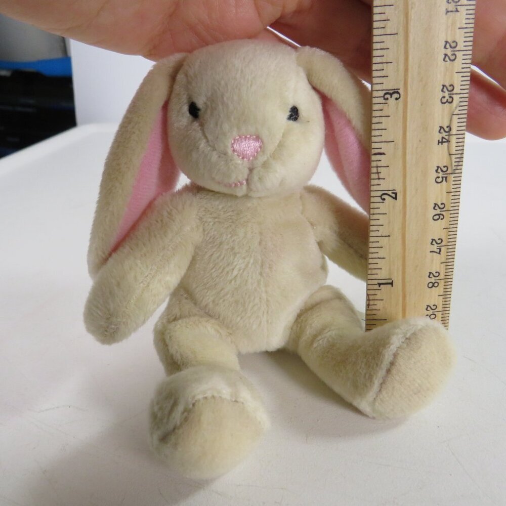 Build A Bear Mini Lop Eared Bunny Rabbit Pawlette Coufur 5x4" 2006 beige pink